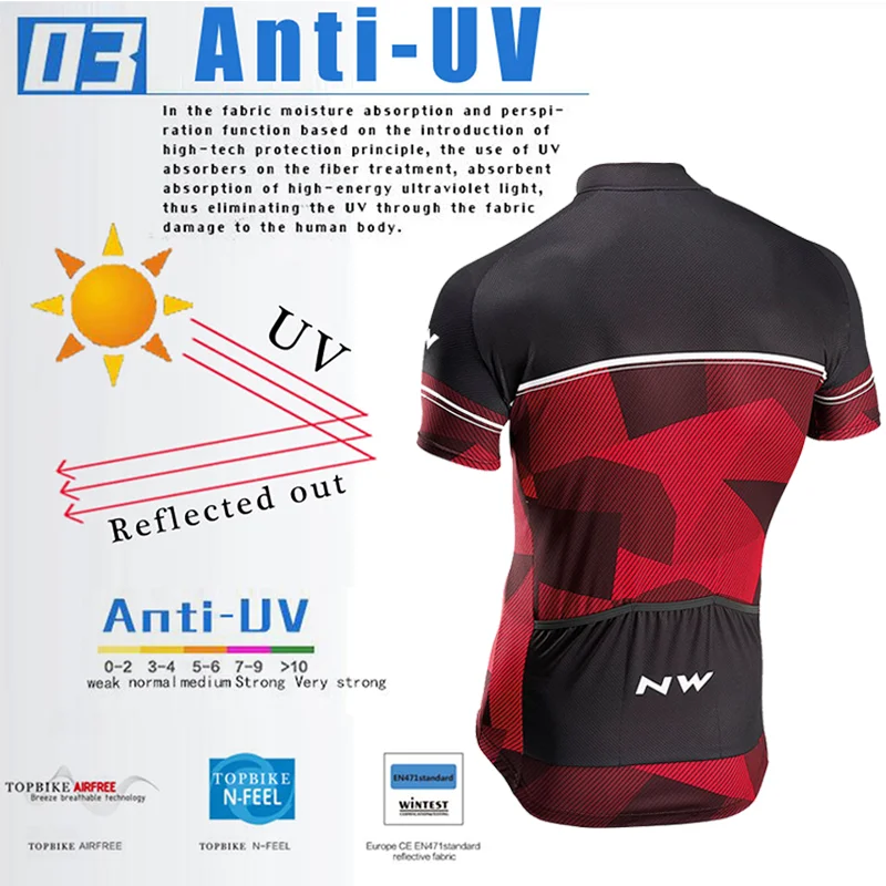 Лето NORTHWAVE команда Велоспорт Джерси быстросохнущая Ropa Ciclismo велосипед для мужчин одежда гель дышащий короткий комбинезон наборы