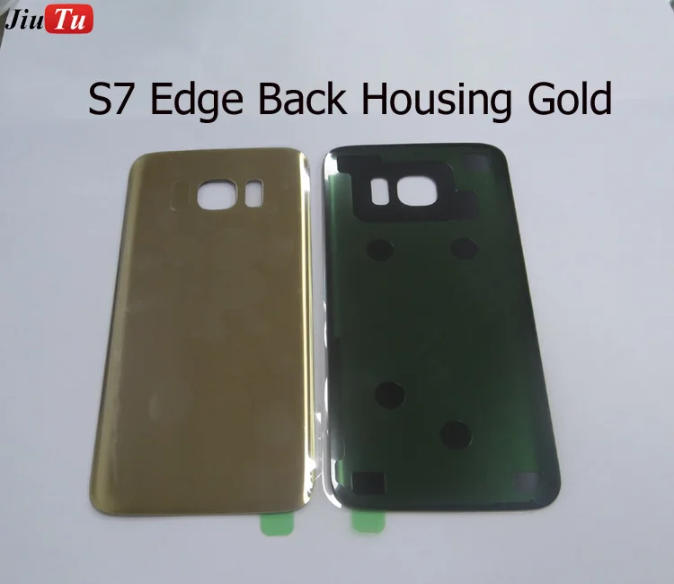 Замена задней стеклянной крышки Jiutu для Samsung GALAXY S7 G930 / Edge G935 задняя крышка