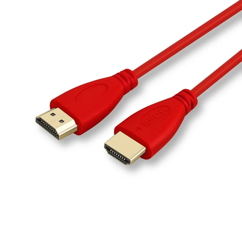red Shuliancable Кабель hdmi 2,0 HD 1080P 3D для компьютера ТВ приставка PS4 проектор hdmi переключатель 0,3 м 1 м 1,5 м 2 м 3 м 5 м 7,5 м 10 м - Цвет: red