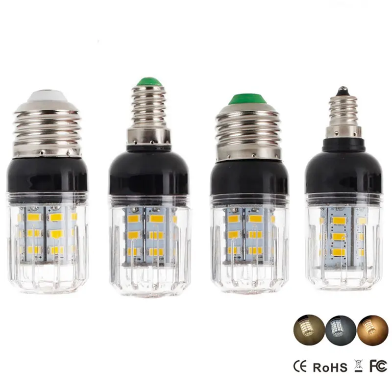 Светодиодный светильник E27 E14 E12 E26 5730SMD 110 В 220 постоянного тока 12 24 в 27 s 7 Вт