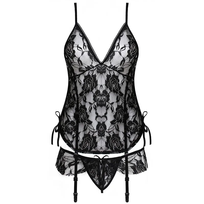 Боди сексуальное нижнее белье Для женщин с бантиком Сексуальное женские