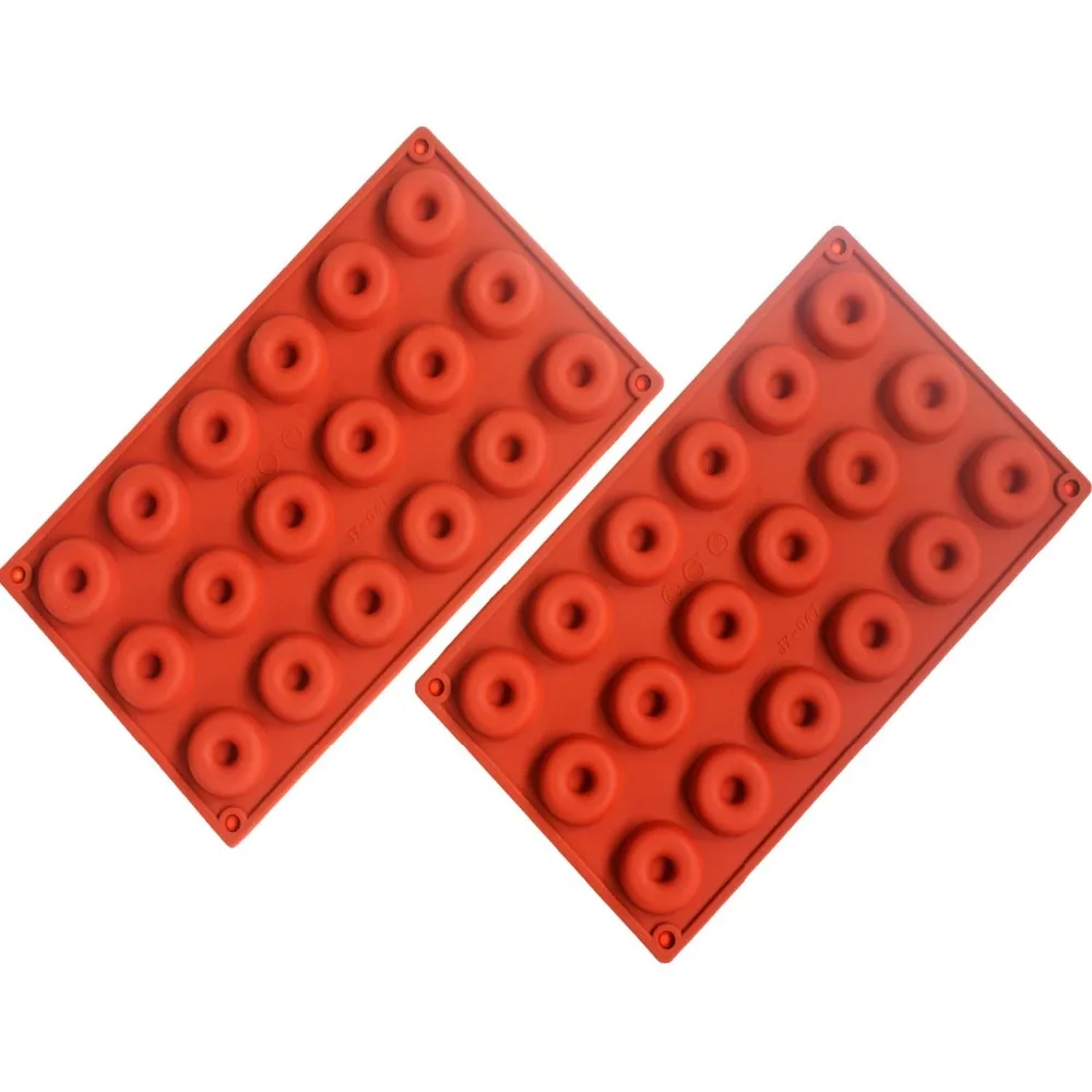 18 силиконовые Пончик Конфета желе сковорода шоколада формы для мыла выпечки