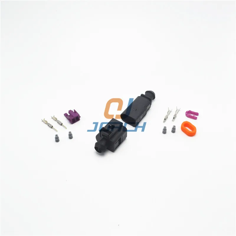 1 комплект 2 Pin 1,5 мм 1J0973802/1J0973702 Авто Датчик температуры разъем vw клапан дефляции разъем водонепроницаемый электрические провода разъемы