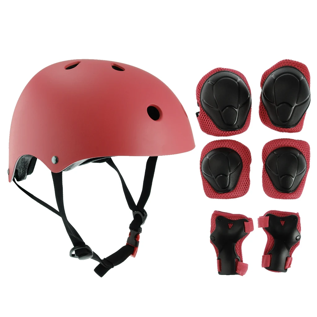 Комплект из 2 детских регулируемых шлемов для скейтборда и Скейтборда мальчиков