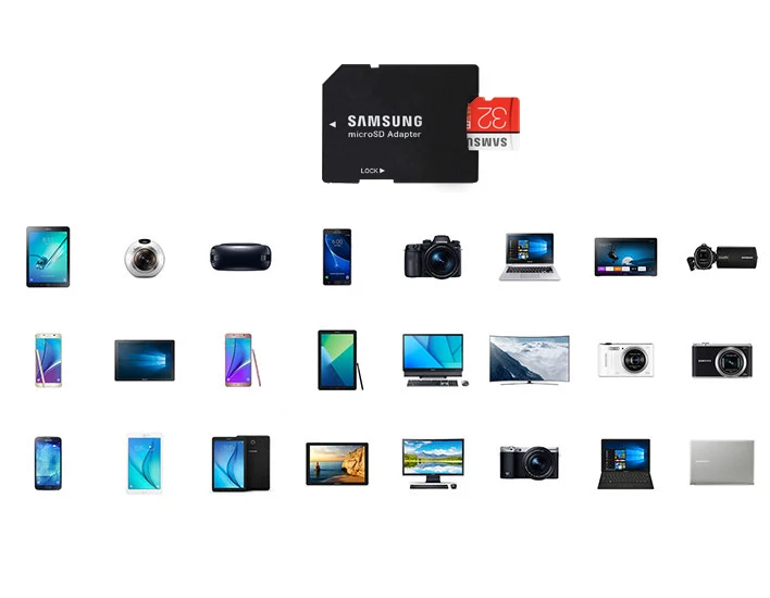 SAMSUNG EVO Плюс Карты Памяти 32 ГБ SDHC 80 МБ/с. Class10 Micro SD C10 U1 TF Карт SDXC Trans Flash 64 ГБ 128 ГБ 256 ГБ