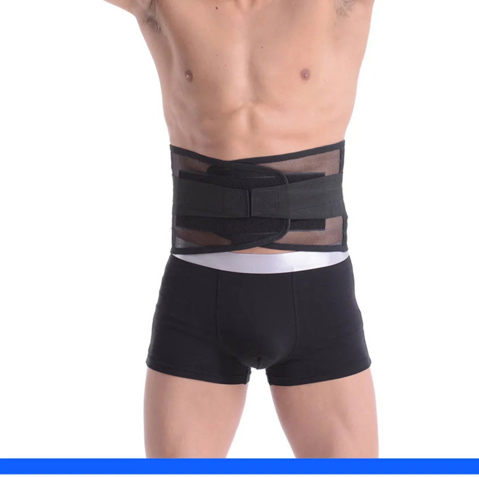 

Ортопедический поясной ремень, мужской корсет, поддержка спины, бандаж для поясницы и поясницы, s, фитнес-пояс, большой размер S, M, L, XL