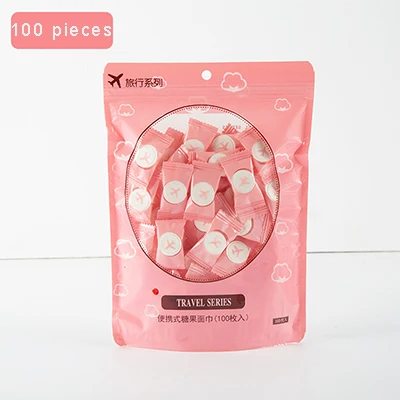 100pcs 50 шт/100 шт Портативные одноразовые полотенца для путешествий расширяемые мини компрессионные для спорта на открытом воздухе дорожные нетканые салфетки полотенце Mask-66825 - Цвет: 100pcs