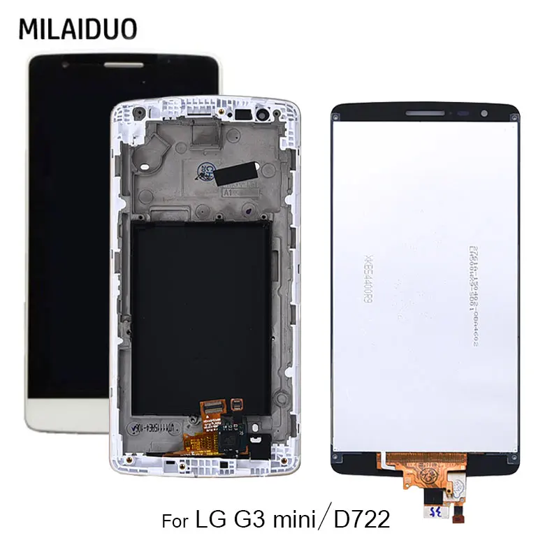 ЖК дисплей для LG G3 Mini G3S D722 D724 кодирующий преобразователь сенсорного экрана в