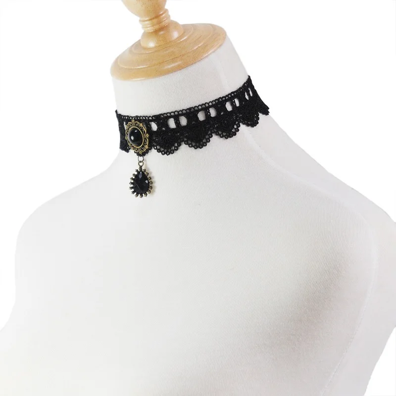 1 шт. кружевное ожерелье с кисточкой и татуировкой в готическом стиле | Украшения