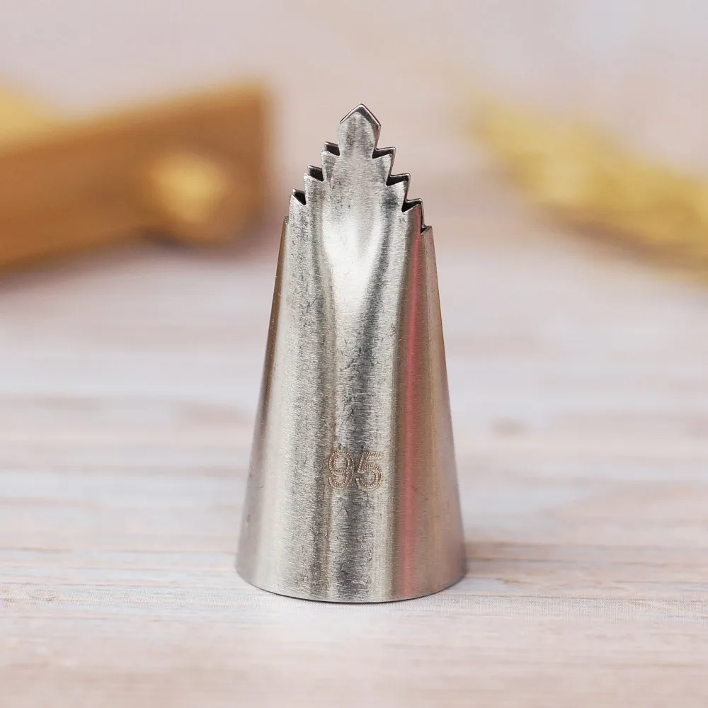 #95 насадки для украшения торта инструменты выпечки нержавеющая сталь глазурь