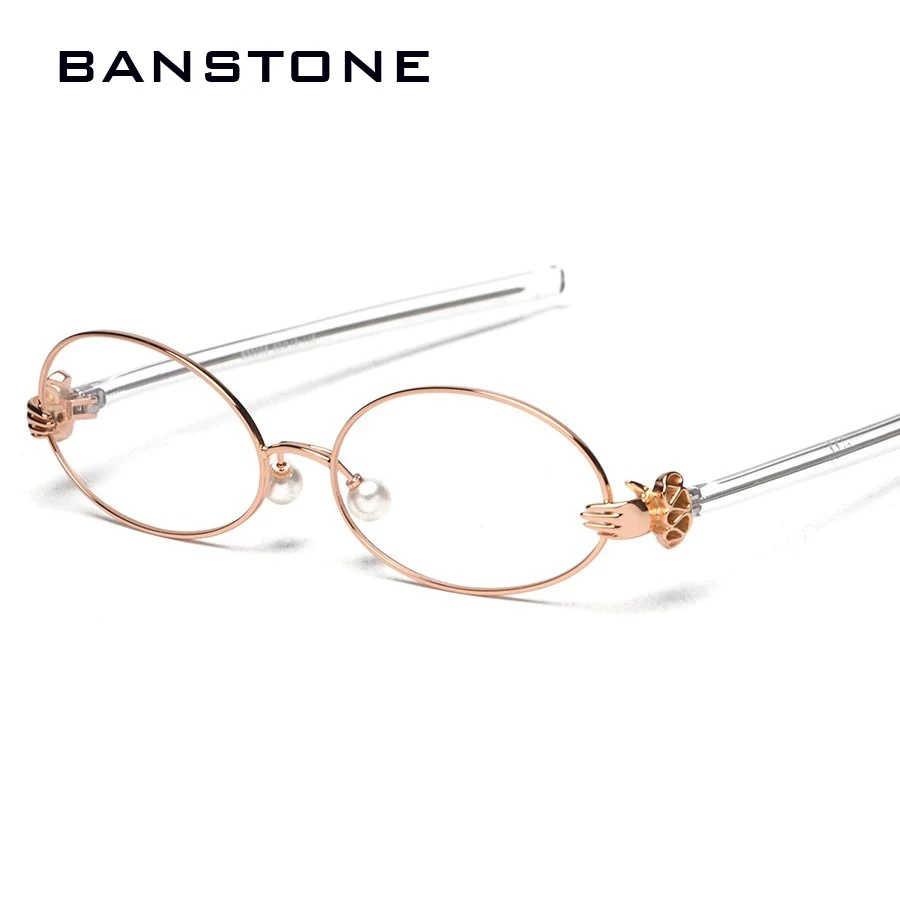 BANSTONE 2017 женские и мужские модные винтажные овальные стильные очки в