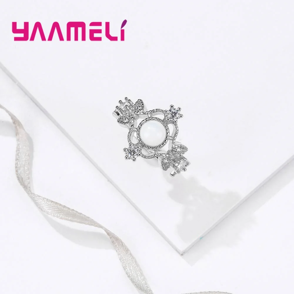 Top Quality 925 Sterling Silver Accessories Beautiful Finger Ring Senior Jewelry For Female Anniversary/Birthday Gift | Украшения и