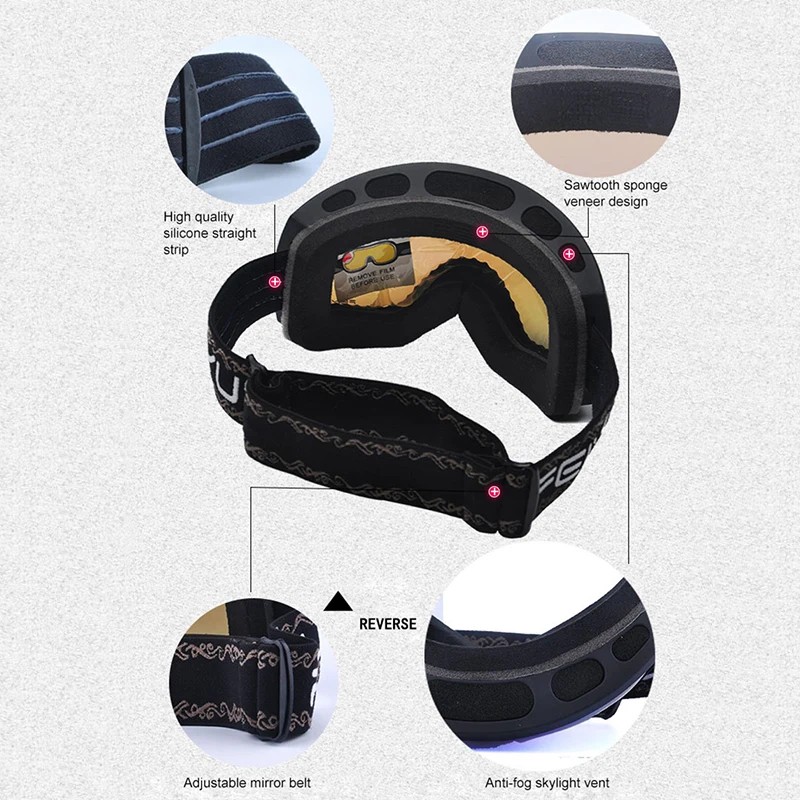 Очки для сноуборда и близорукости зимние лыжные очки 2019 зимняя защита глаз