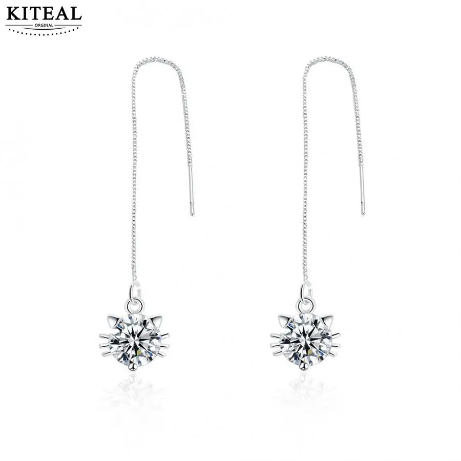 Женские серьги KITEAL с серебряным покрытием подарок на Рождество|women earrings|to usbear
