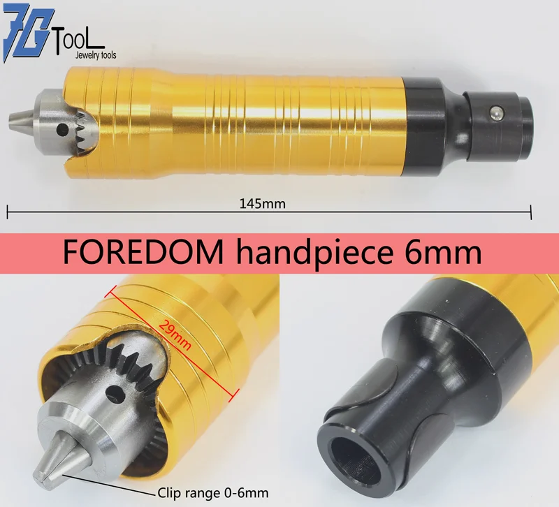 Акция! Foredom наконечник chunk6mm моторчик foredom соединитель гибкий вал гравировальная машина ювелирный инструмент