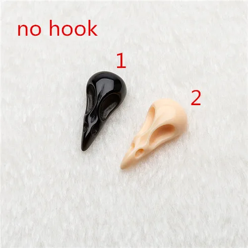 no hook 30 шт. 24,5 мм* 12 мм милые многоцветные с плоской задней стороны смолы Череп Подвески идеально подходят для подвески, серьги diy Брелки - Окраска металла: no hook