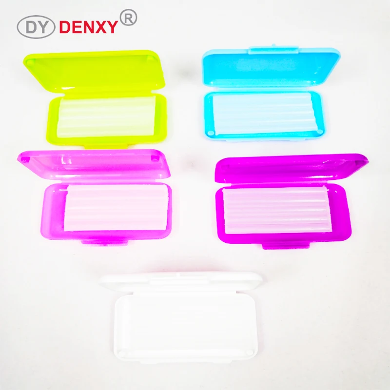 Denxy 20 коробка ортодонтический воск Отбеливание Зубов Стоматологический уход за полостью рта для брекетов стоматолога раздражение десен ортодонтический кронштейн