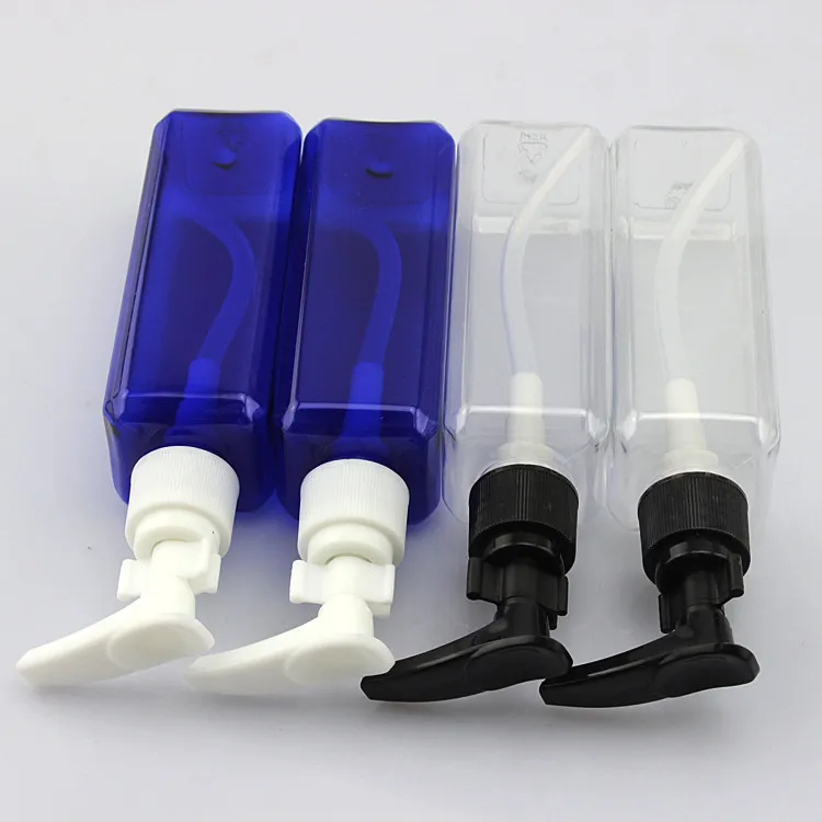 

100ml Square Pump Emulsion Bottle Small Sample Bottle with a Lock Leak 10pcs/lot