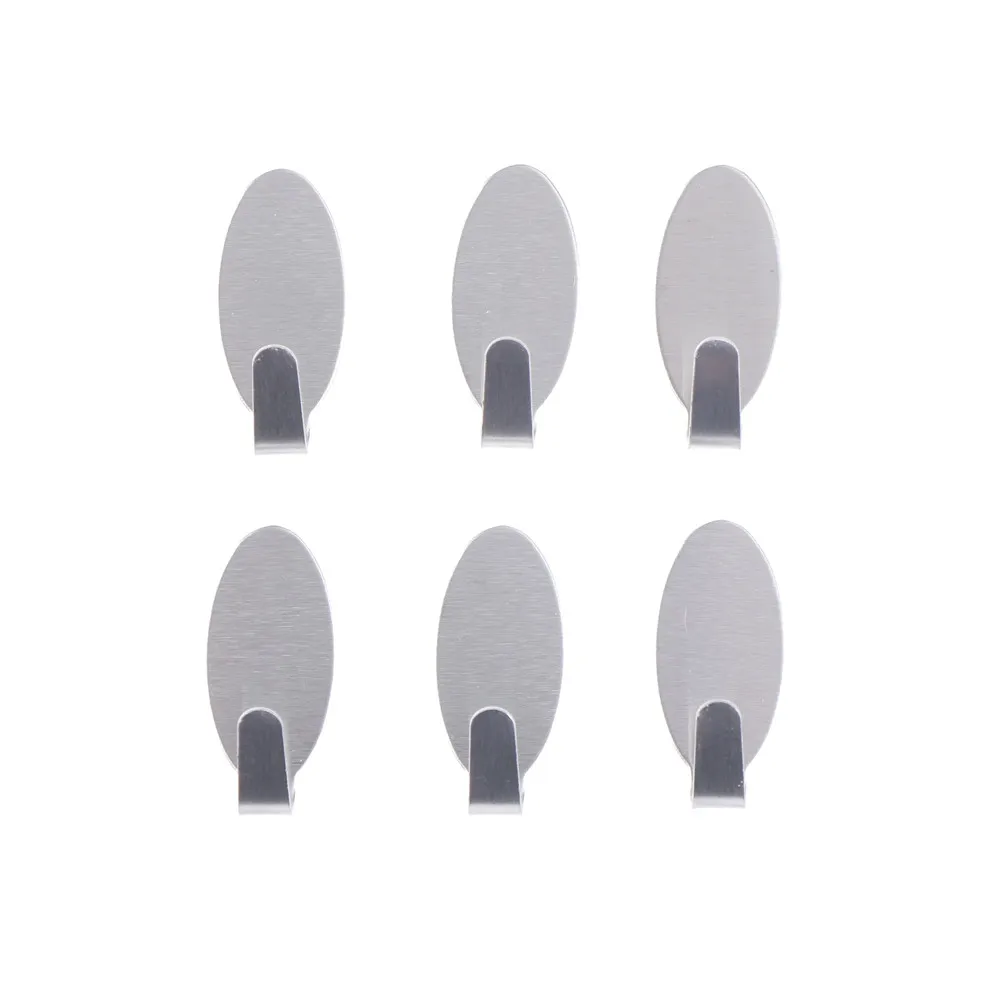 6 шт./компл. крючки для полотенец из нержавеющей стали|hanger kitchen|hat hangerhook wall |