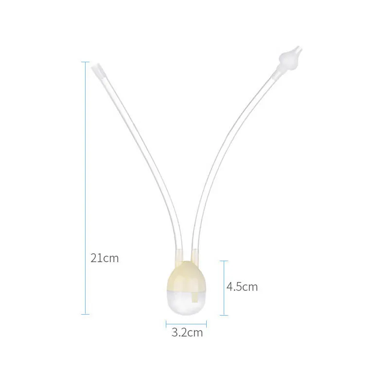 Безопасный пылесос для носа новорожденного ребенка вакуумный отсасывающий