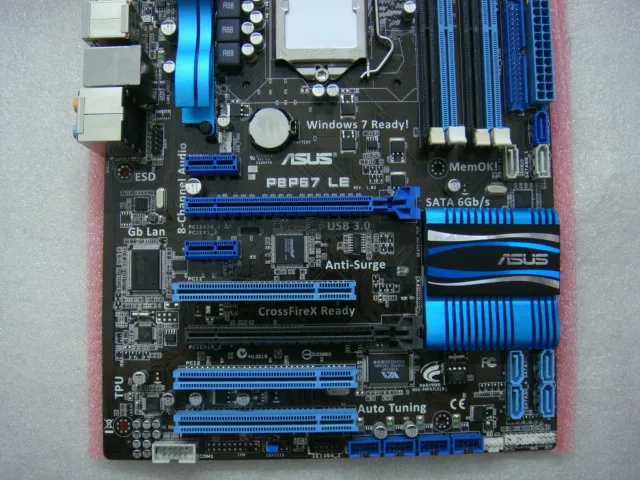 Б/у Материнская плата Asus P8P67 LE P67 Socket LGA 1155 i3 i5 i7 DDR3 32G SATA3 USB3.0|motherboard p67|asus p8p67 lep8p67 le |