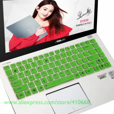 Green Для ASUS X441n X441s X441M X441MA X44H X441U X441UA X441UB X441BA X441Na 14 дюймов чехол для клавиатуры ноутбука Защитная крышка охранник - Цвет: Green