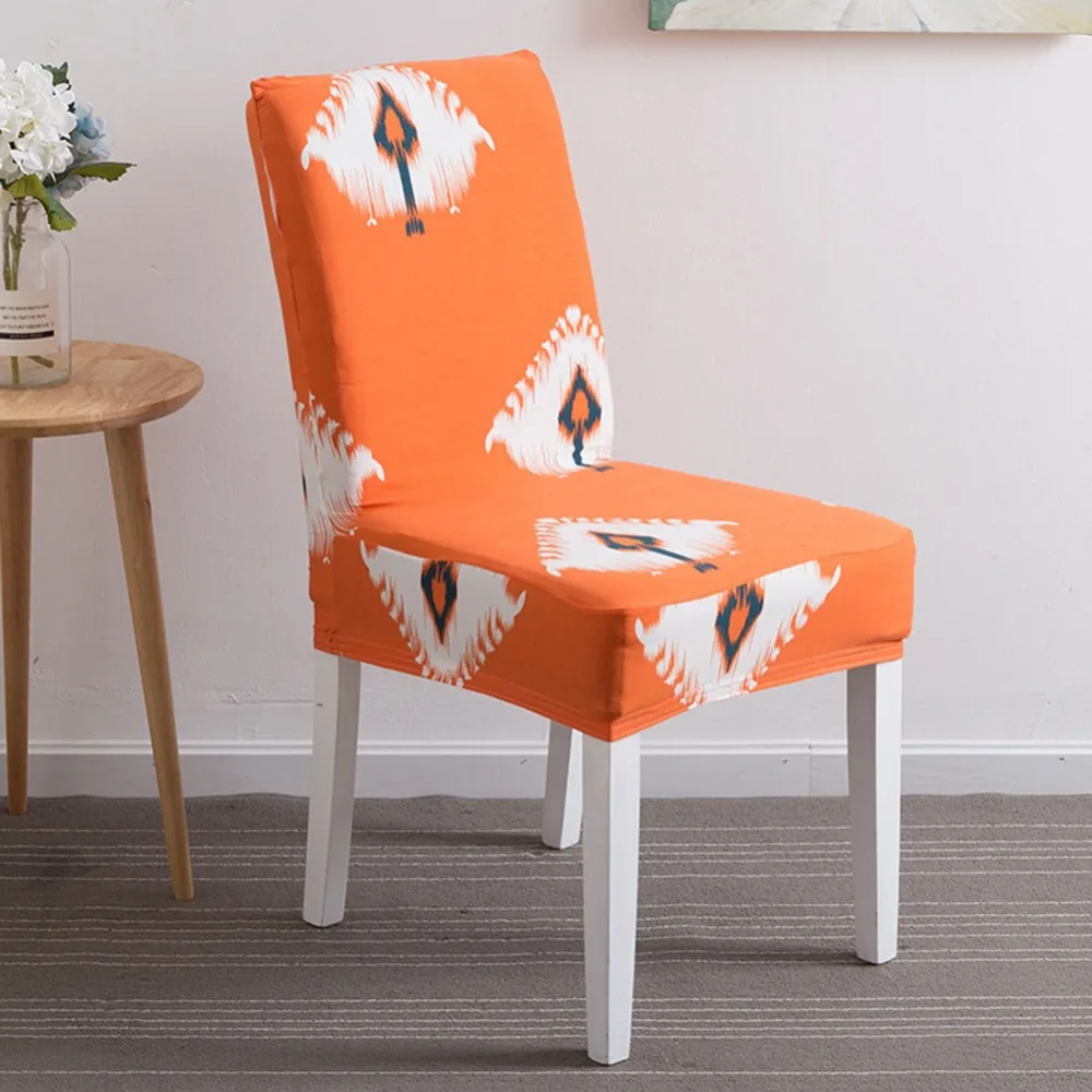 Meijuner крышка стула полиэфира сидения мультфильм печати украшение дома подходит