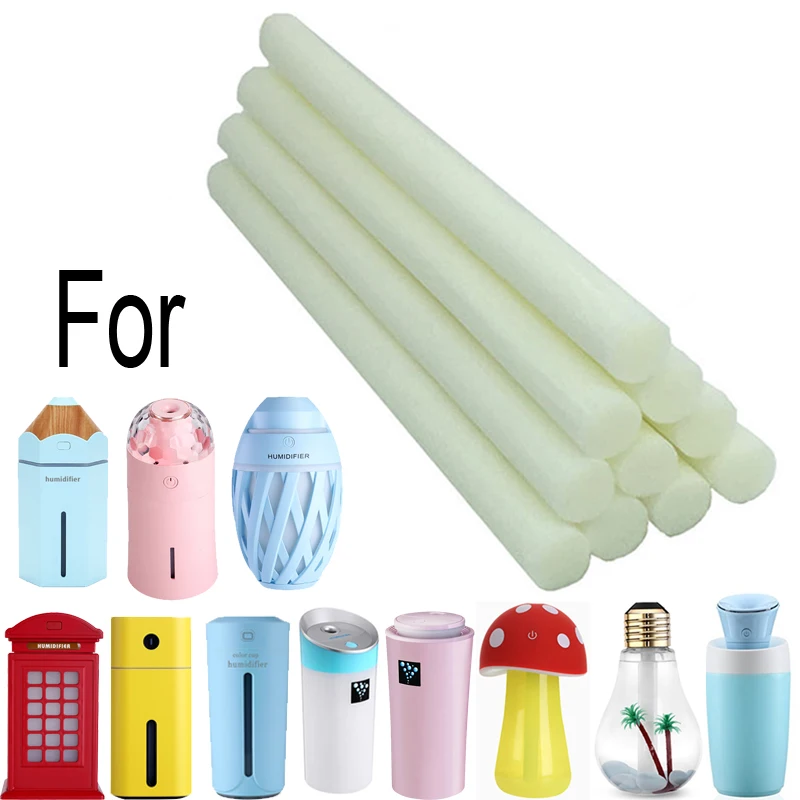 

Car Humidifier Sponges Refill Sticks Filter Wick Replacements 10-Pack for Car Mushroom Light bulb Humidifier Diffuser