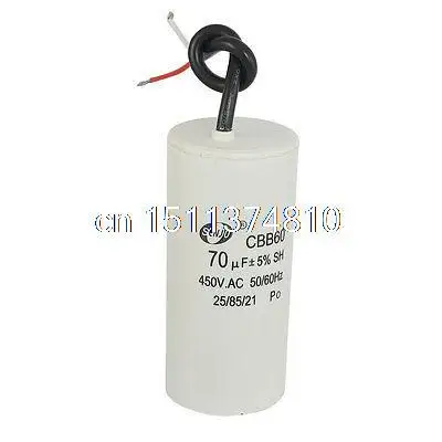 Проводной конденсатор CBB60 450VAC 70 мкФ 5%|capacitor 70uf|capacitor 450vaccapacitor cbb60 |