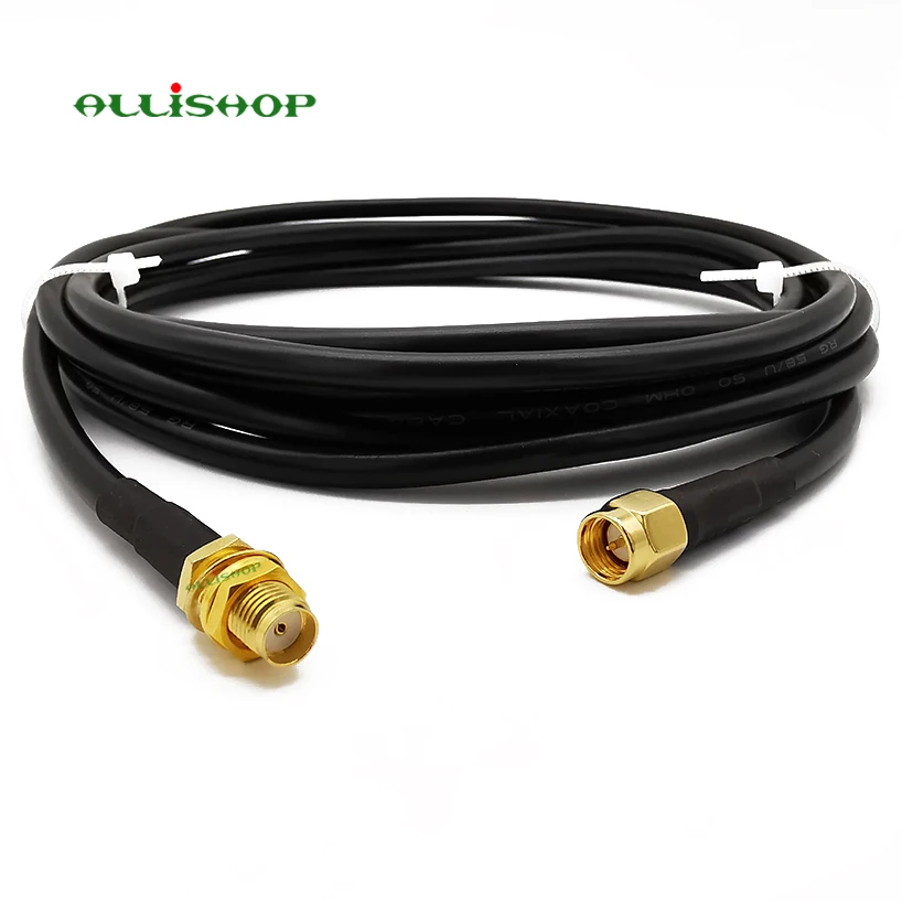 Разъем SMA кабель RF LMR200 отрезок с низкими потерями штекер в гнездо коаксиальный