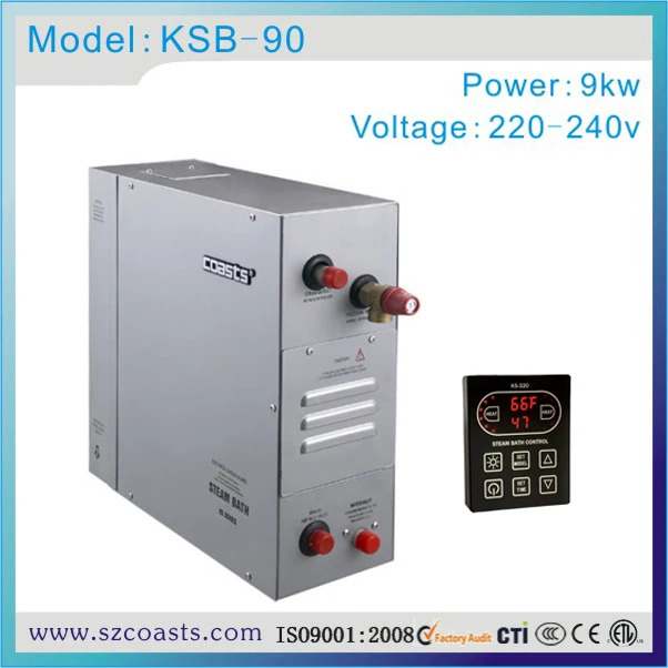Высокое качество Coasts 9kw 220В Хаммам парогенератор для влажной паровой сауны|Сауны|