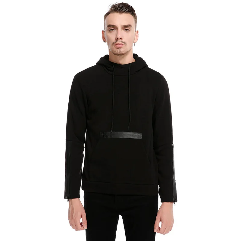2018 осенние мужские толстые толстовки пуловер Новые повседневные Толстовки