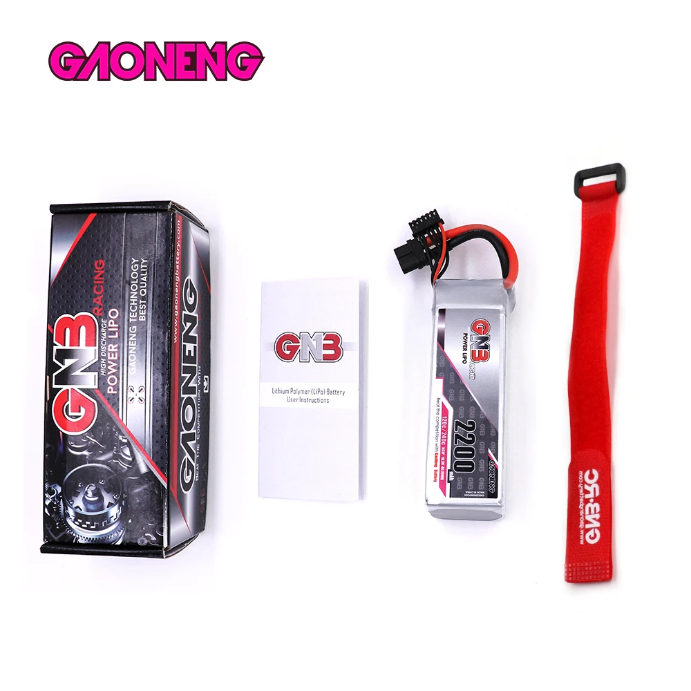 GAONENG GNB 18,5 V 2200 мА/ч, 120C 5S XT60U-F Plug Lipo Батарея для RC FPV гоночный Дрон RC самолет вертолет
