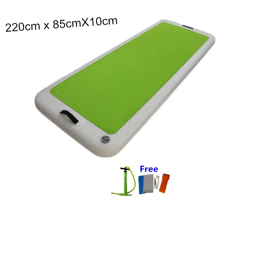 2017 Новый надувной коврик для фитнеса йоги тренировок с бесплатным ручным насосом