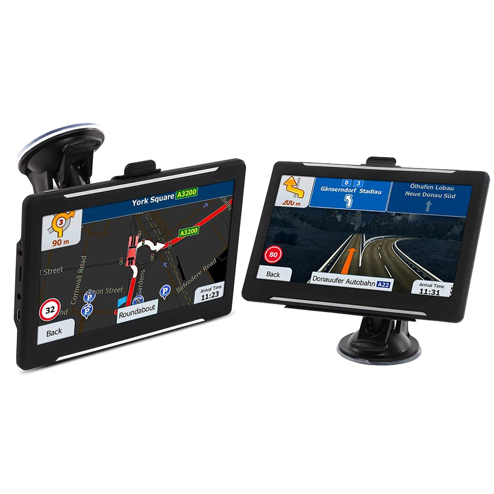 7 дюймовый gps внешний портативного навигатора 256 MB 8G HD емкостный Экран Портативный