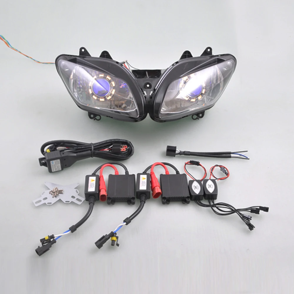 Оптовая продажа биксеноновые балластные фары Yellow Angel Blue Devil Eye для YZF1000 R1 02-03 [DD11-3] |