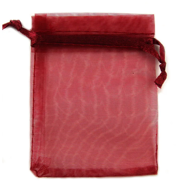 50 шт. Drawable Sieraden Verpakking органза Zakjes7x9 9 9x12 10x15 11x16 13x18 15x20 17x23 см бруилофт сумка подарок& Zakjes 5 Вт