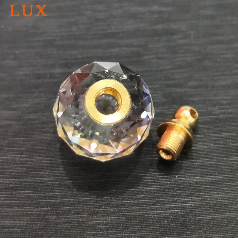 LUX Cut натуральные Кристальные Гранёные камни камень подвеска в виде бутылочки парфюма середины века Винтажные Ювелирные изделия эфирное масло колье аромараспылитель