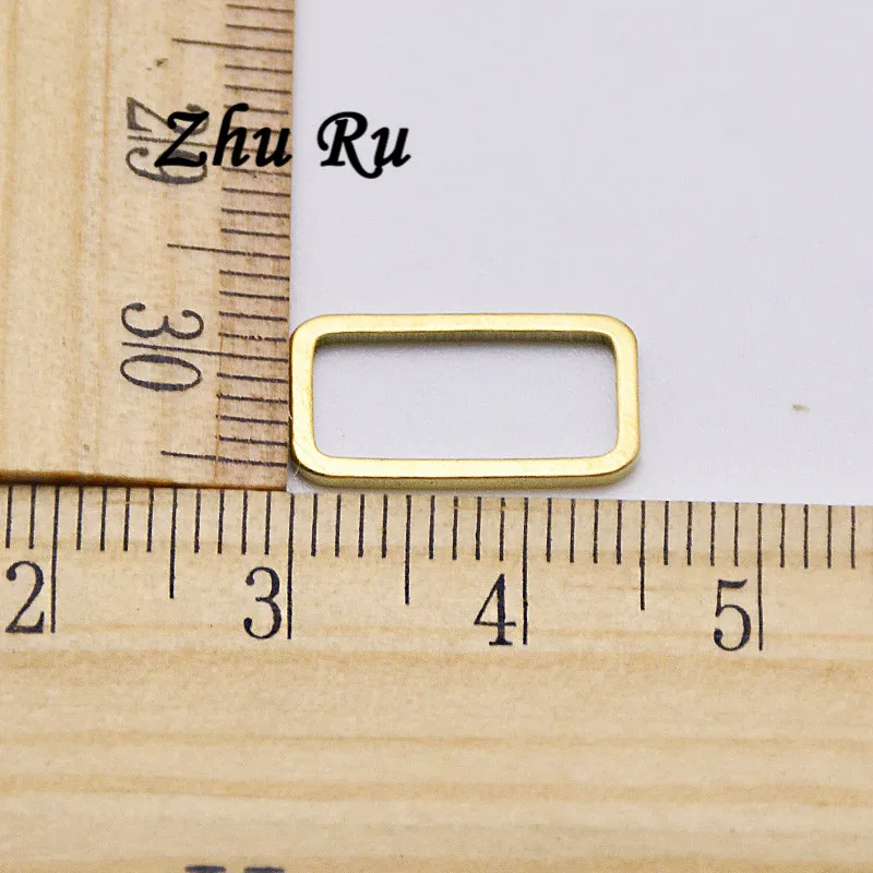 20 шт./лот zhu ru 15*8 мм медная новая четырехсторонняя Рамка DIY подвеска Подвески