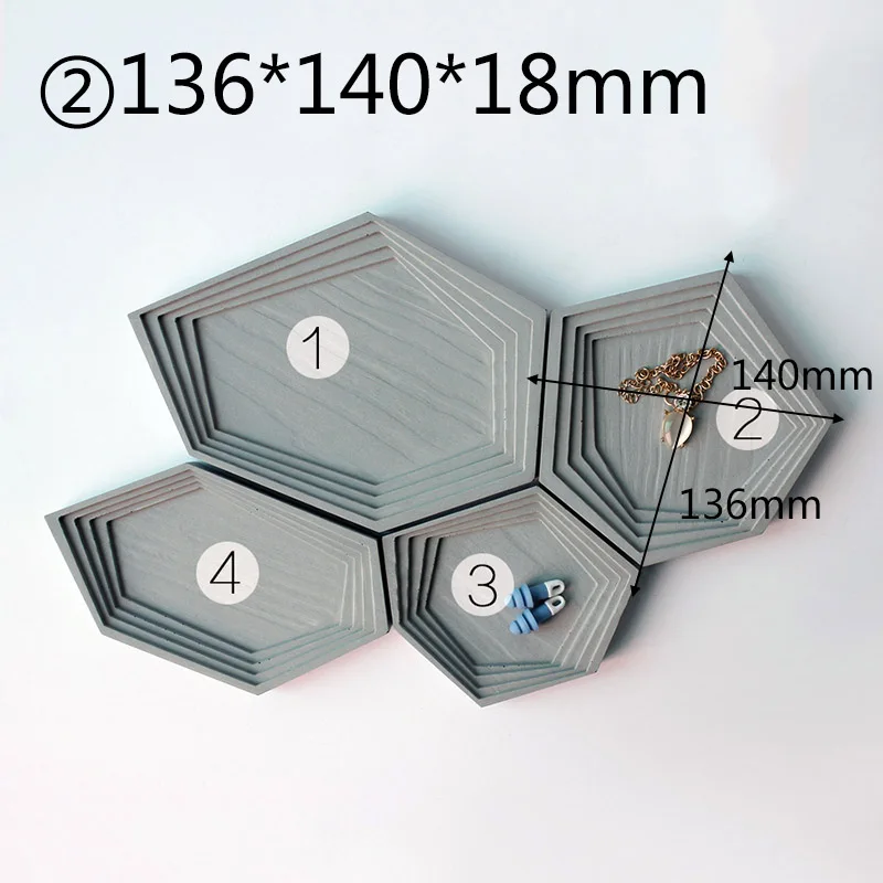 2.136X140X18mm Композитный лоток для бетона, силиконовая форма для гипса, ювелирный лоток, форма для цемента, бытовые принадлежности, лоток, форма - Цвет: 2.136X140X18mm