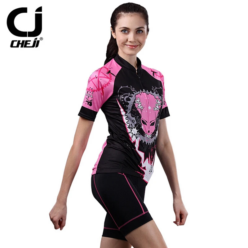 CHEJI новый велосипед С Коротким рукавом велоспорт джерси устанавливает Одежда