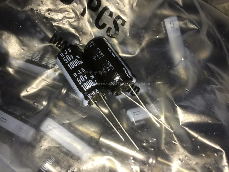 10 шт./30 шт./50 шт. ELNA для электролитических конденсаторов 50V1000UF 12 5x25 RJ5 Оригинальные