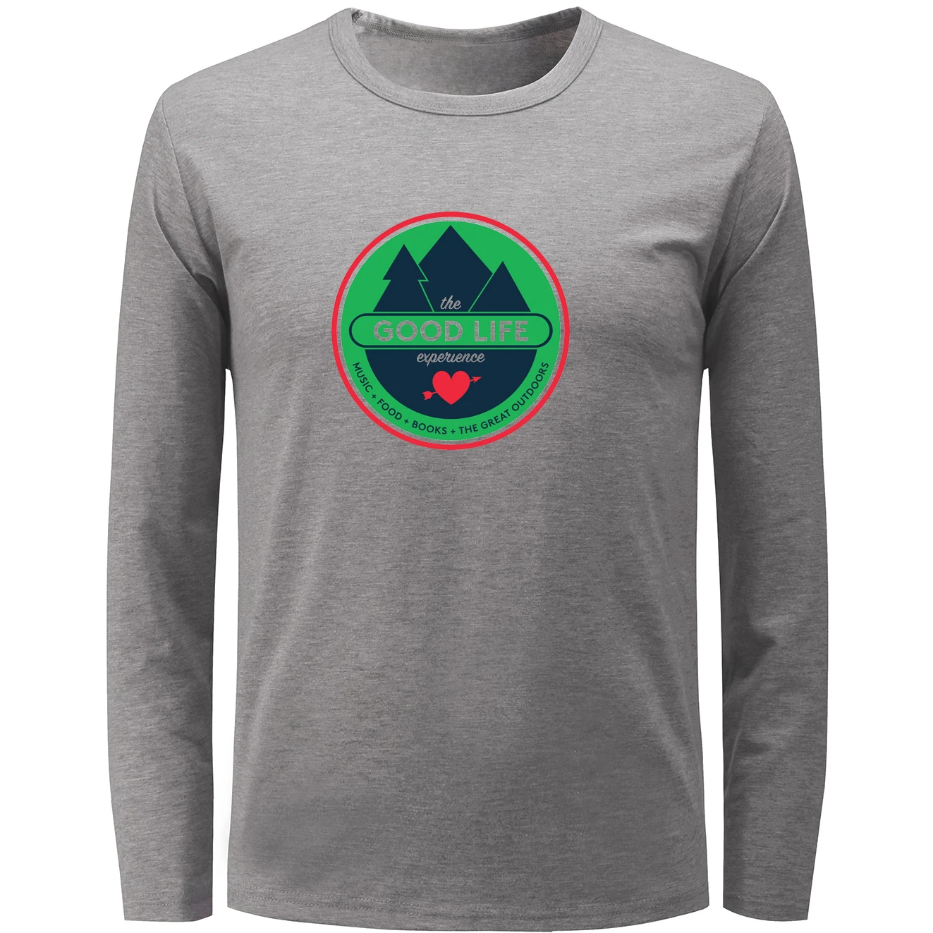 Наслаждайтесь жизнью с длинным рукавом повседневные мужские футболки для женщин