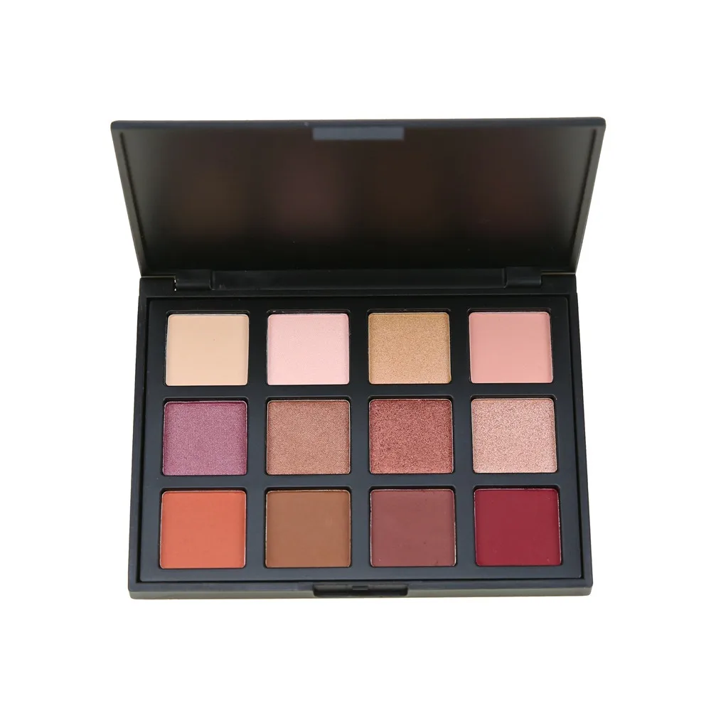 Новые 12 цветов Ренессанс блеск стойкие тени для век мерцающий матовый Тени набор