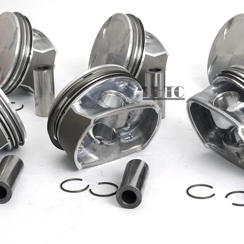 6x100% Brand New Piston &amp Ring 92.9mm 22mm For Mercedes-Benz CLK350 C350 E350 GLK350 3.5 M272 Made in Germany | Автомобили и