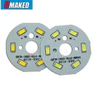 Светодиодный источник светильник 3 Вт 44 мм, светодиодная печатная плата с отверстием 10 мм с smd LED s для подвесного светильника, хрустальной лампы и т. д.