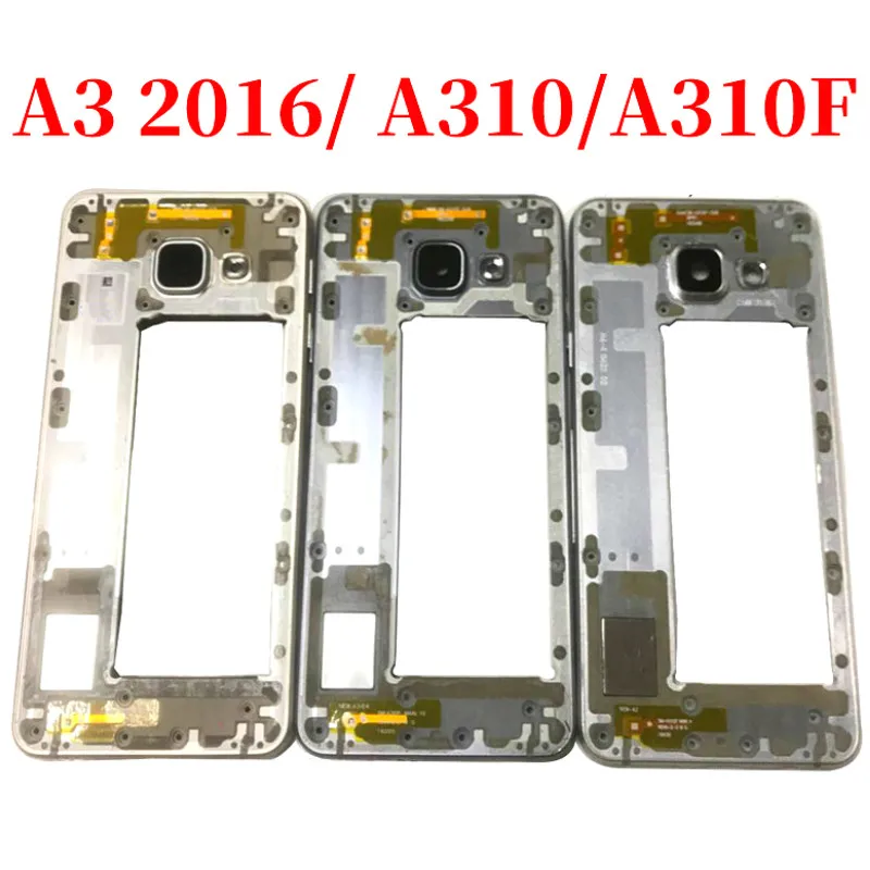 Рамка для Samsung Galaxy A3 A5 A7 2016 A310 A510 A710 A310F A510F A710F средняя рамка панель корпус|Корпусы и