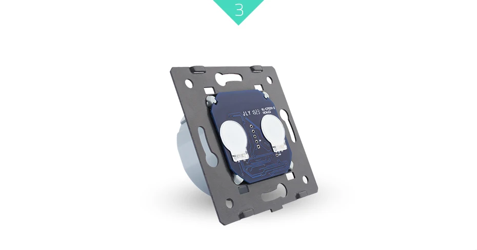 LIVOLO ЕС стандарт, AC 220~ 250 В основание настенного света ZigBee сенсорный выключатель, 2 банды 1Way умный переключатель, VL-C702Z