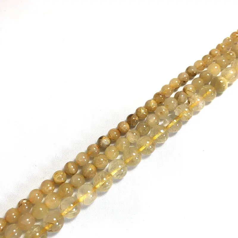 This has a natural semi-finished blonde crystal of 6mm size for DIY bracelet necklace | Украшения и аксессуары