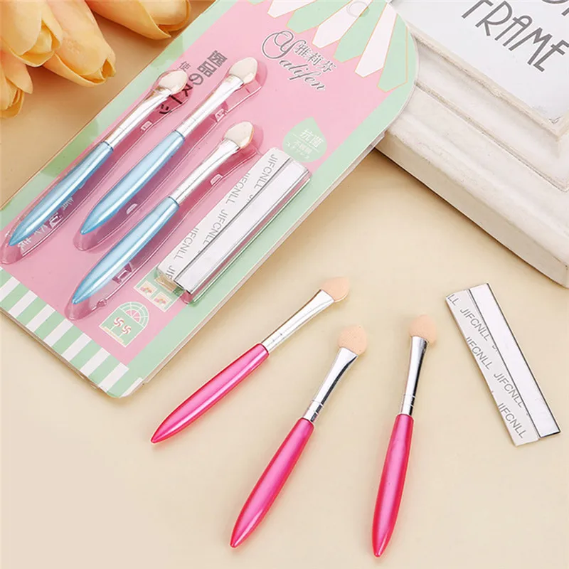 3 шт. подводка для глаз тени губка кисти Губ Одноразовые Макияж аппликатор лезвие